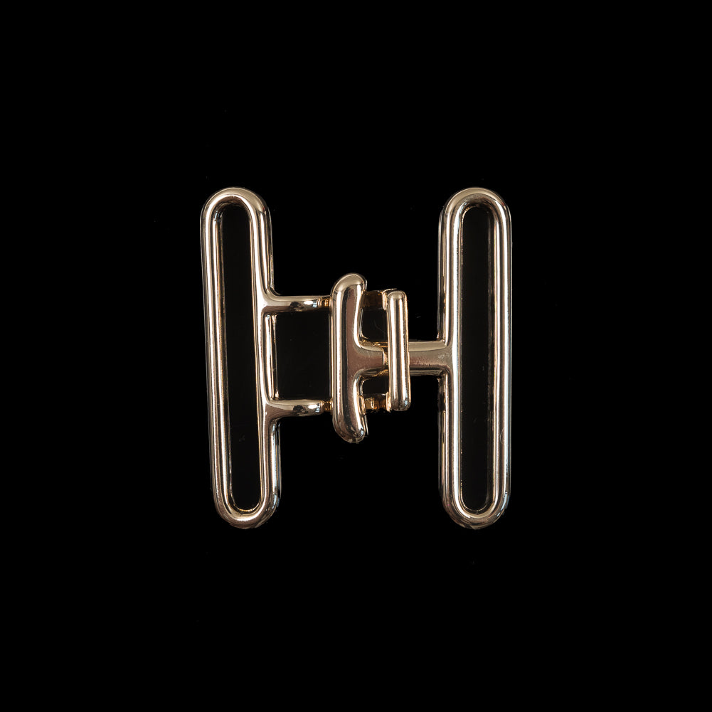 Italian Gold Buckle Closure - 1.625 x 1.75 Italian Gold Buckle Closure - 1.625 x 1.75