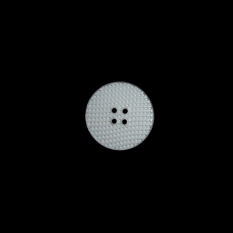 Italian Ivory Textural Nylon Sprayed Button - 18L/11.5mm Italian Ivory Textural Nylon Sprayed Button - 18L/11.5mm