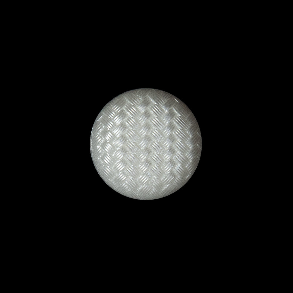 Italian Ivory Textural Nylon Sprayed Button - 24L/15mm Italian Ivory Textural Nylon Sprayed Button - 24L/15mm
