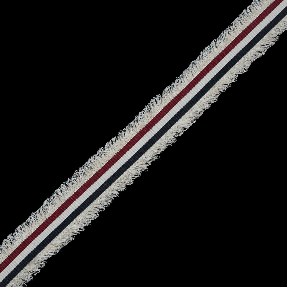 Italian Red, White and Blue Woven Trim - 1.25 Italian Red, White and Blue Woven Trim - 1.25