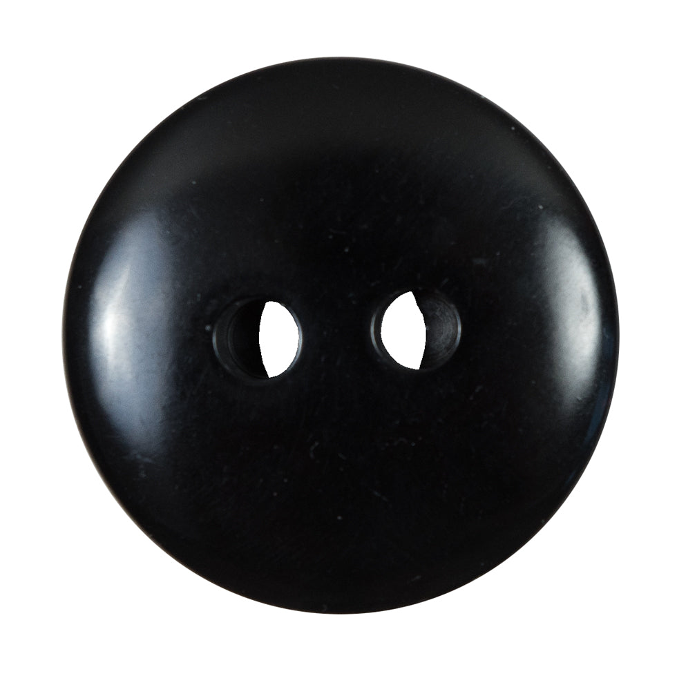 Italian Black and Silver Iridescent 2-Hole Button - 54L/34mm Detail Italian Black and Silver Iridescent 2-Hole Button - 54L/34mm Detail