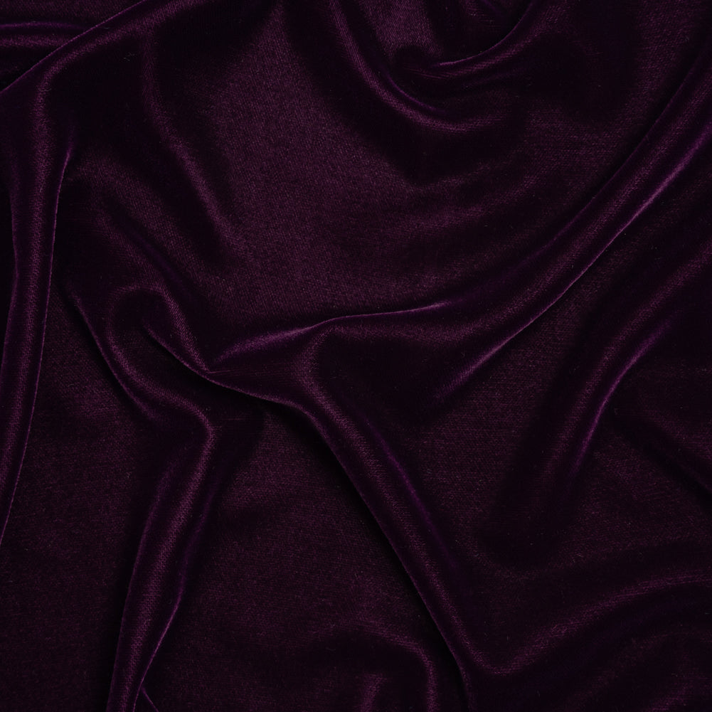 Polyester Micro Velvet - Plum Polyester Micro Velvet - Plum