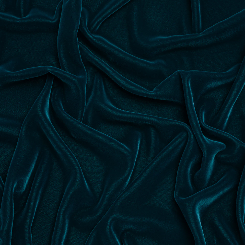 Polyester Micro Velvet - Teal Polyester Micro Velvet - Teal
