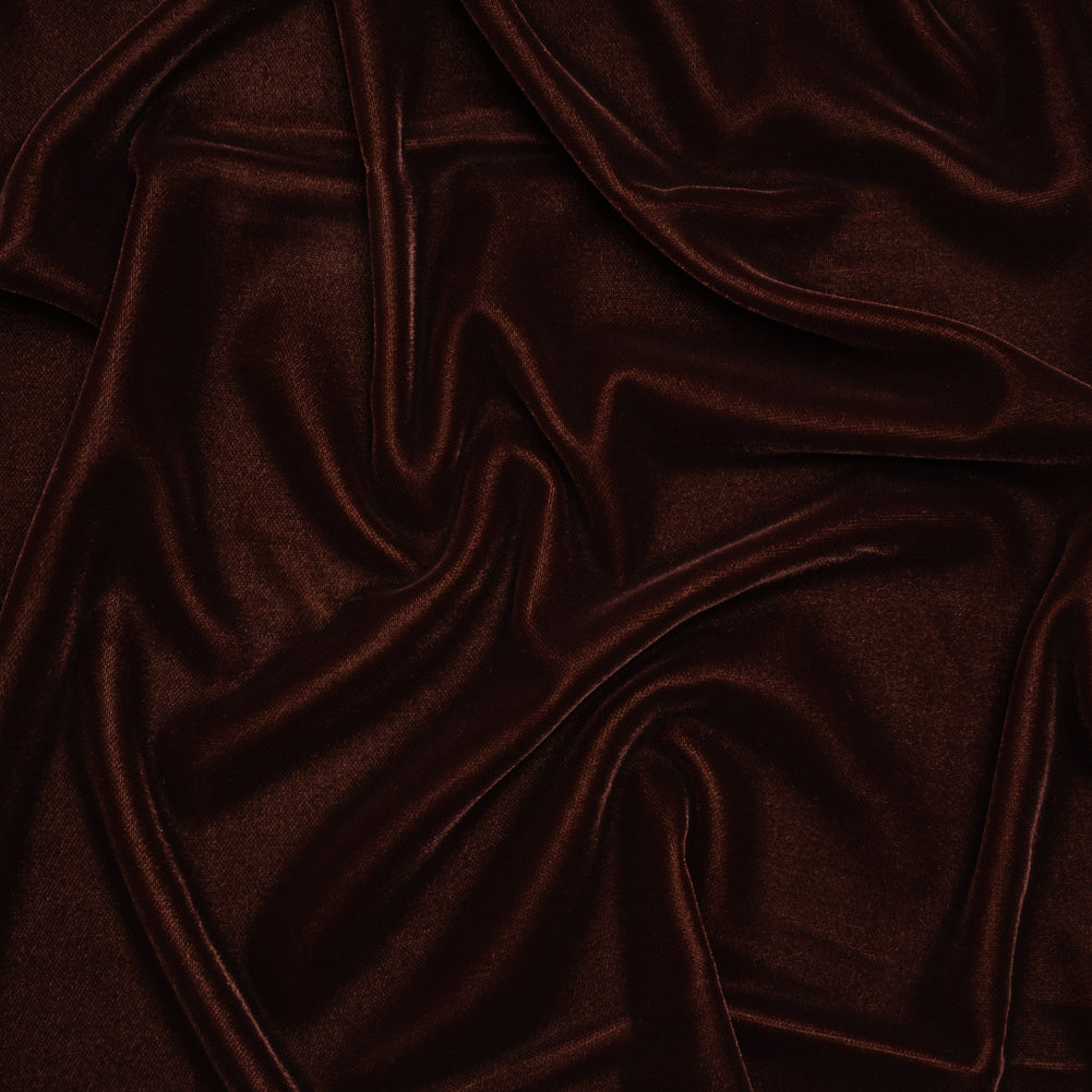 Polyester Micro Velvet - Brown Polyester Micro Velvet - Brown