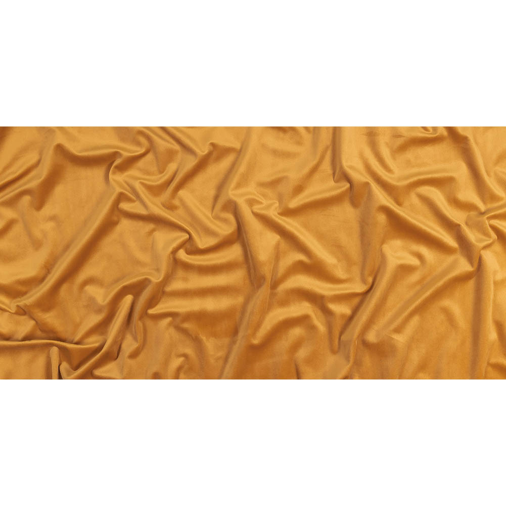 Honey Yellow Creamy Polyester Velvet - Full Honey Yellow Creamy Polyester Velvet - Full