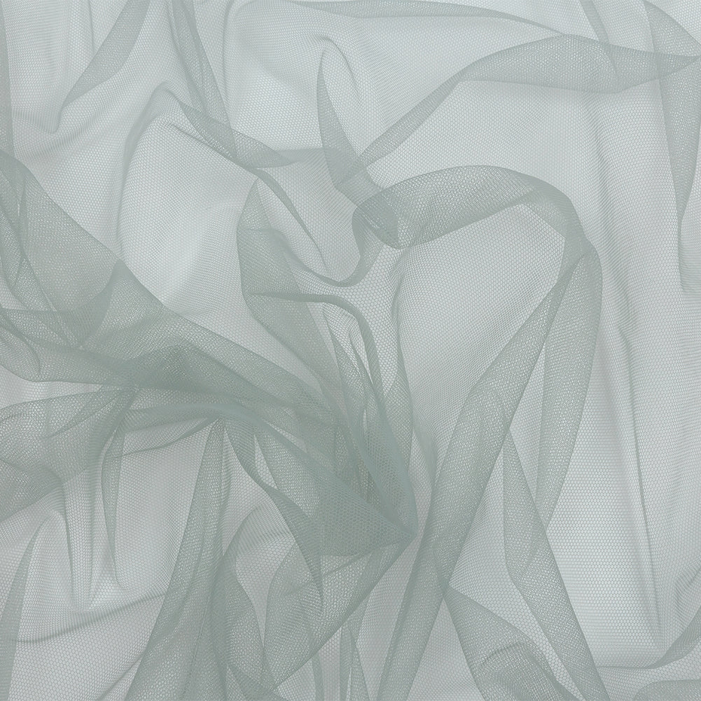Leonardo Gray Blue Soft Nylon Tulle Leonardo Gray Blue Soft Nylon Tulle