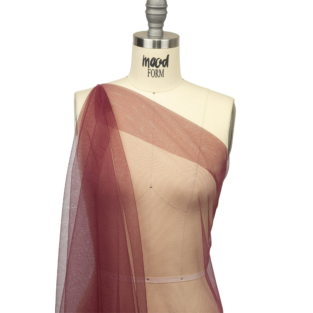Soft Nylon Tulle - Wine - Leonardo Collection Detail Soft Nylon Tulle - Wine - Leonardo Collection Detail