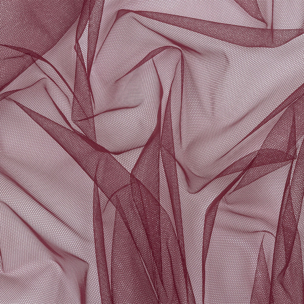 Soft Nylon Tulle - Wine - Leonardo Collection Soft Nylon Tulle - Wine - Leonardo Collection