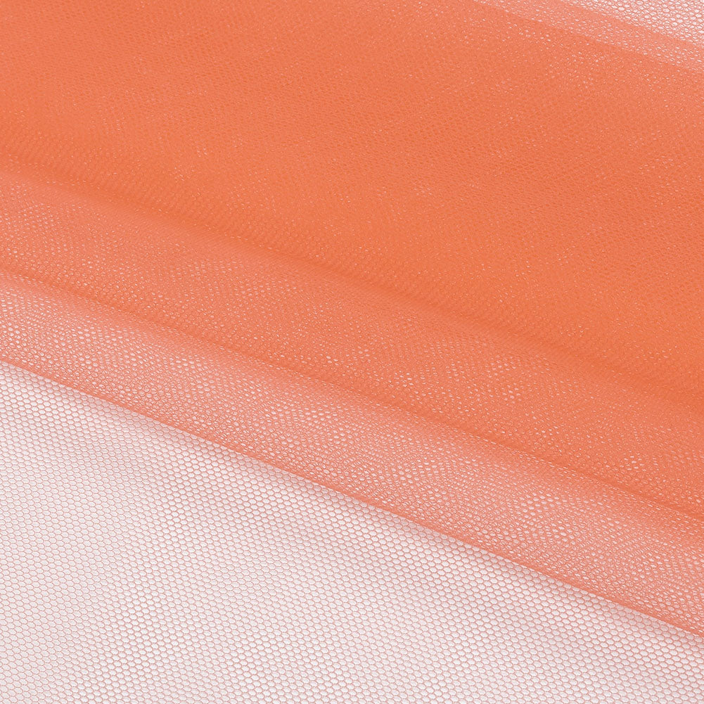 Soft Nylon Tulle - Bright Coral - Leonardo Collection Full Soft Nylon Tulle - Bright Coral - Leonardo Collection Full
