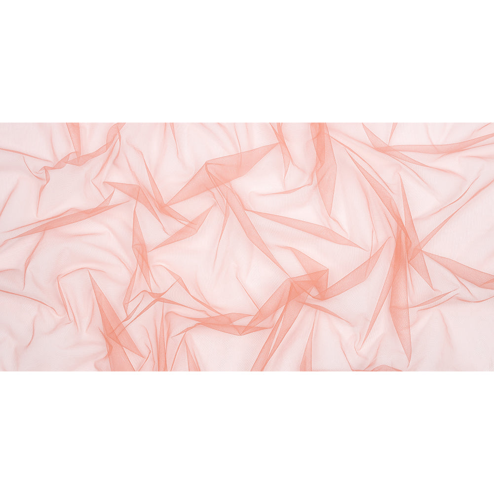 Soft Nylon Tulle - Bright Coral - Leonardo Collection Drape Soft Nylon Tulle - Bright Coral - Leonardo Collection Drape