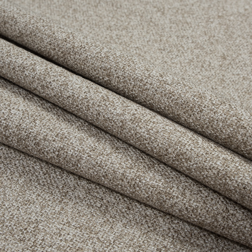 Light Beige and White Upholstery Tweed Folded Light Beige and White Upholstery Tweed Folded