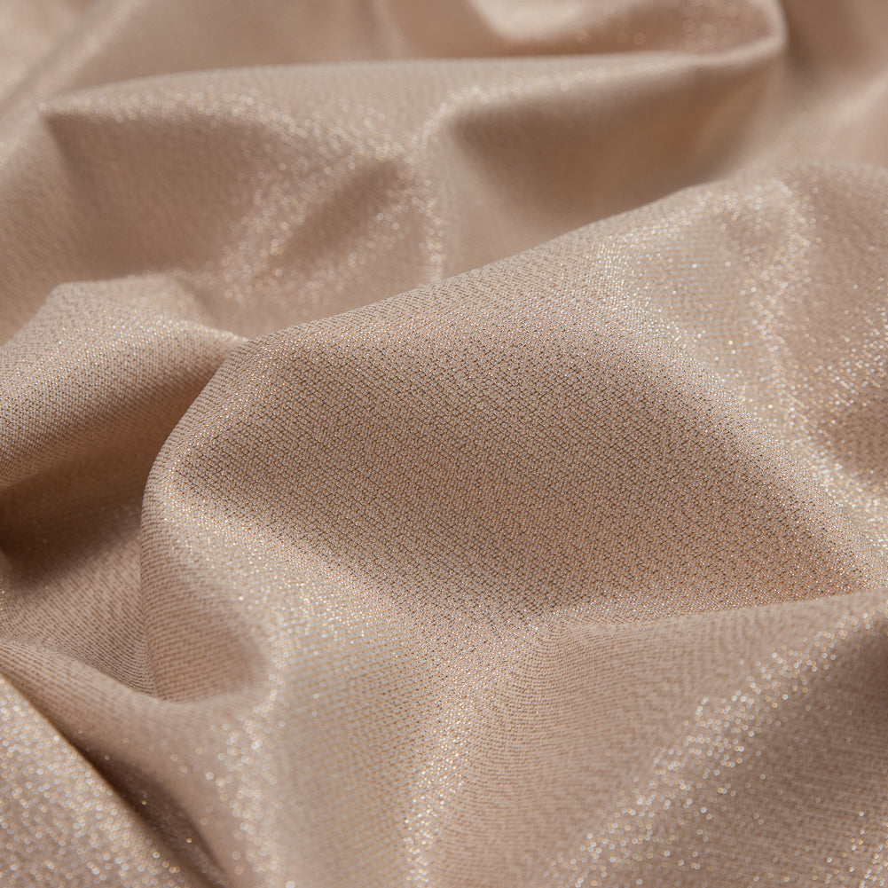 Brittani Metallic Gold and Peach Stretch Two-Tone Satin Full Brittani Metallic Gold and Peach Stretch Two-Tone Satin Full