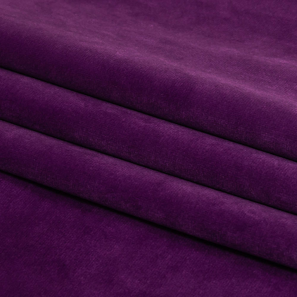 Amethyst Creamy Polyester Velvet Folded Amethyst Creamy Polyester Velvet Folded