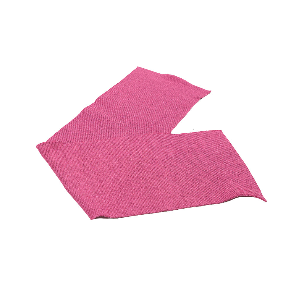 Fuchsia Sparkle Rib Knit Trim - 7 x 29 Fuchsia Sparkle Rib Knit Trim - 7 x 29