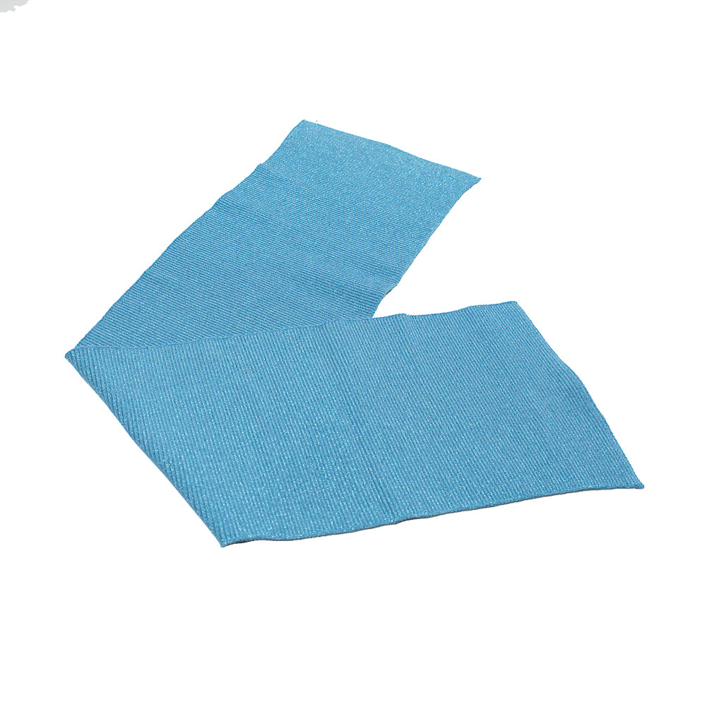 Victory Blue Sparkle Rib Knit Trim - 7" x 29" Victory Blue Sparkle Rib Knit Trim - 7" x 29"