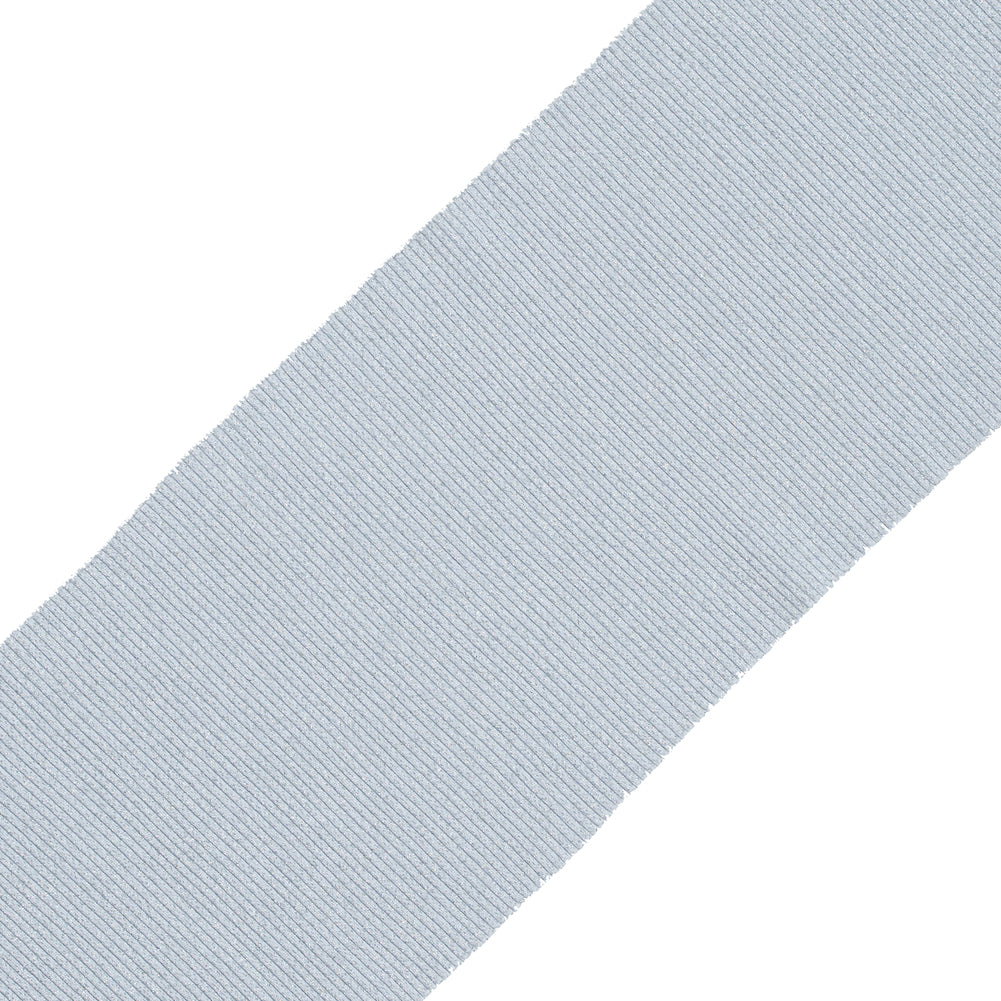 Silver Sparkle Rib Knit Trim - 7" x 29" Detail Silver Sparkle Rib Knit Trim - 7" x 29" Detail