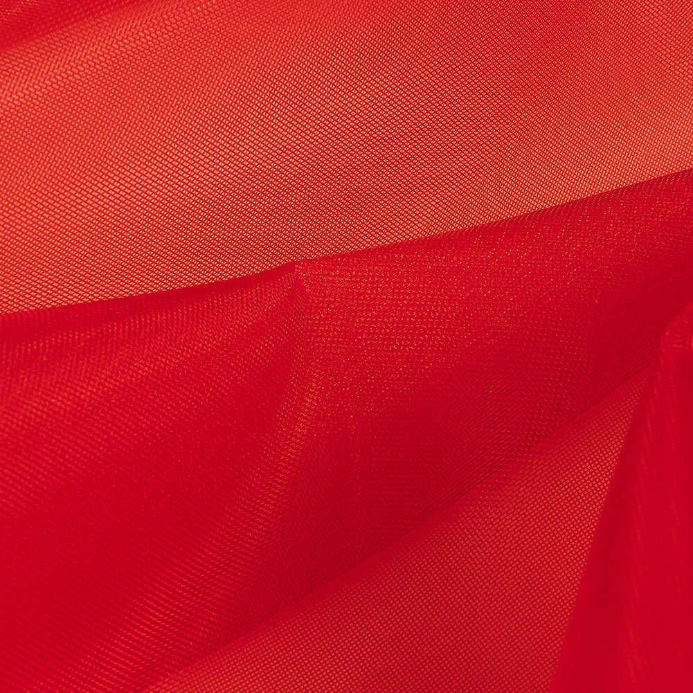 Stiff Polyester Organdy - Red - Rhiannon Collection Folded Stiff Polyester Organdy - Red - Rhiannon Collection Folded