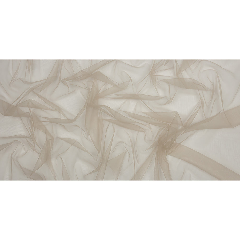 Leonardo Greige Soft Nylon Tulle - Drape Leonardo Greige Soft Nylon Tulle - Drape
