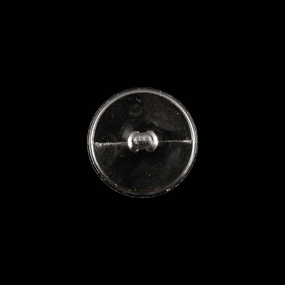 Italian Silver Textured Shank Back Button - 24L/15mm - Detail