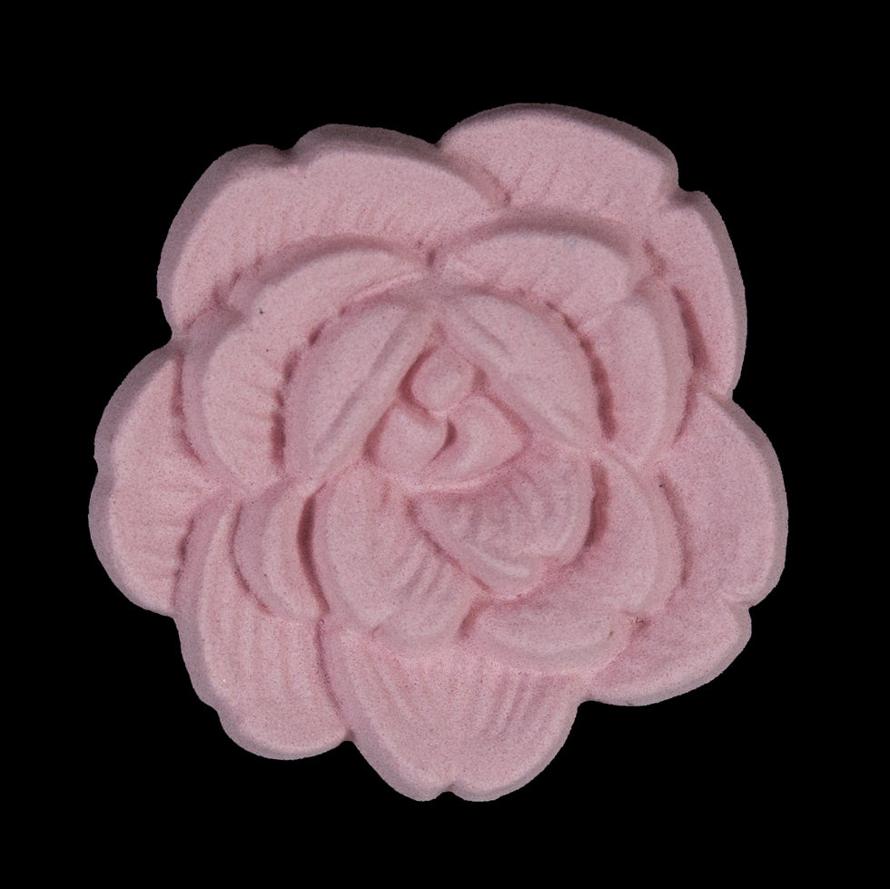 Italian Pink Flower Shank Back Button - 54L/34mm Italian Pink Flower Shank Back Button - 54L/34mm