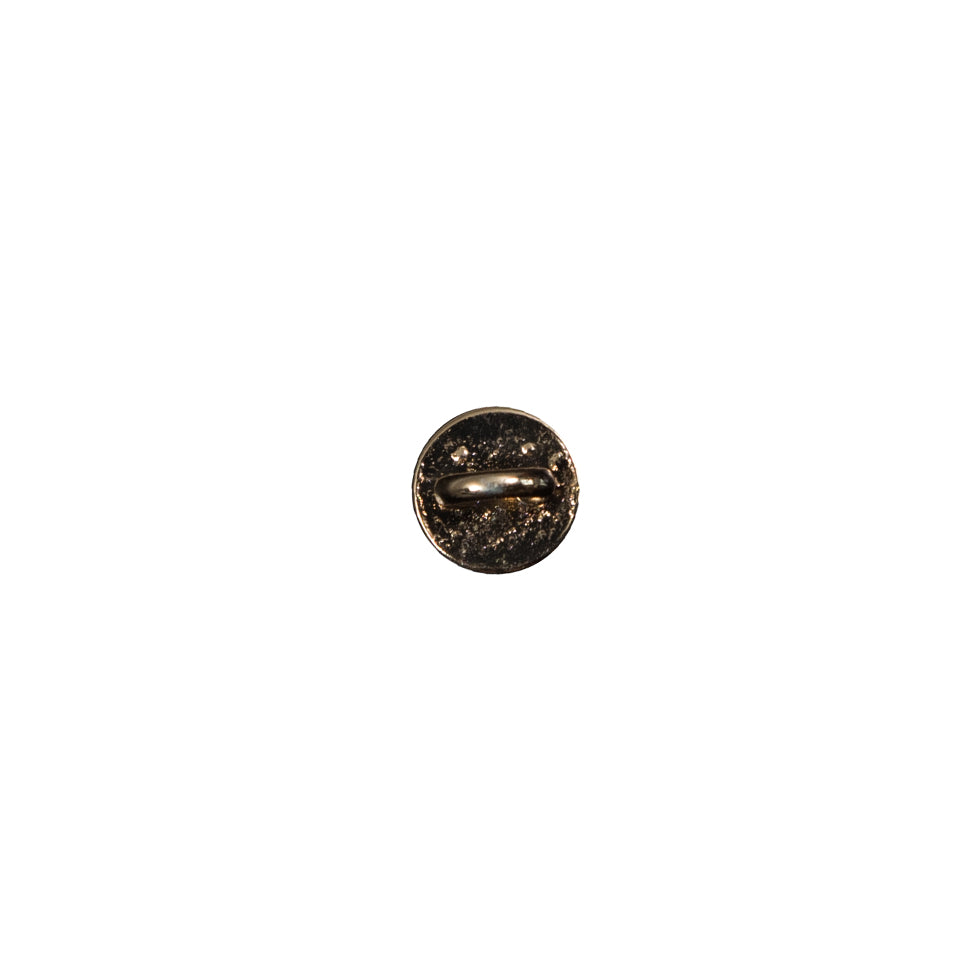 Italian Gold Metal Shank Back Button - 12L/7.5mm Detail Italian Gold Metal Shank Back Button - 12L/7.5mm Detail