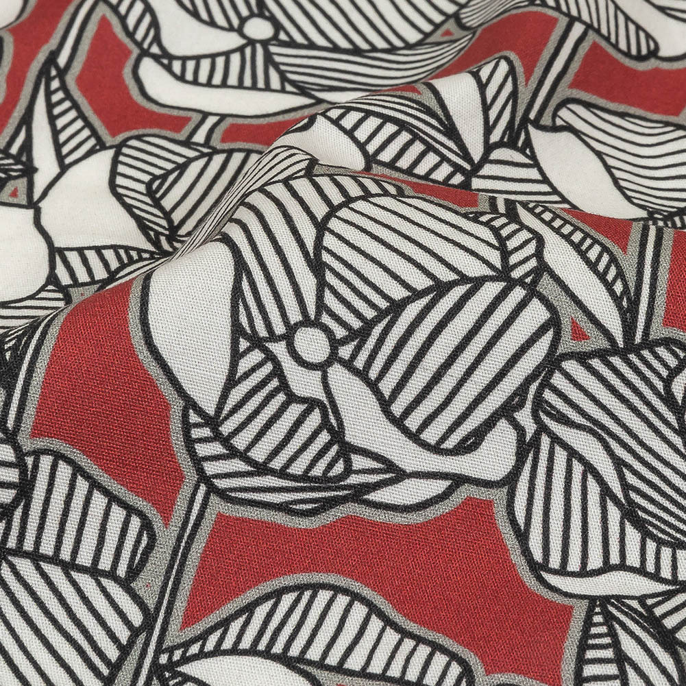 Mood Exclusive Floating World Stretch Cotton Poplin - Detail Mood Exclusive Floating World Stretch Cotton Poplin - Detail