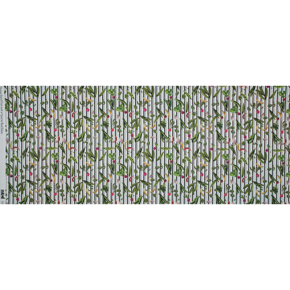 Mood Exclusive White Joy of Friendship Stretch Cotton Sateen Folded Mood Exclusive White Joy of Friendship Stretch Cotton Sateen Folded