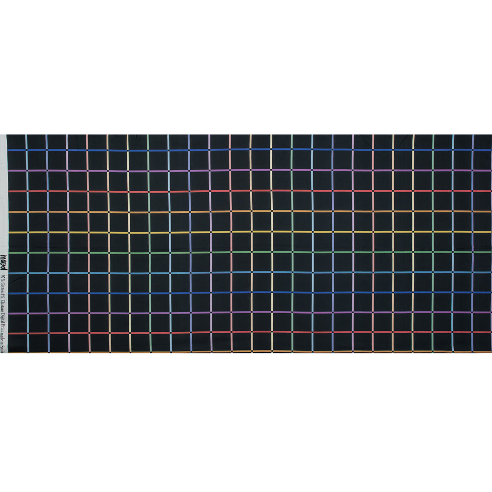 Mood Exclusive Rainbow Windows Stretch Cotton Sateen Folded Mood Exclusive Rainbow Windows Stretch Cotton Sateen Folded