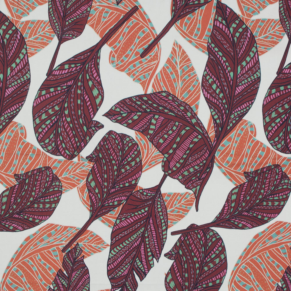 Mood Exclusive Bright Dead Things Off-White Stretch Cotton Sateen Mood Exclusive Bright Dead Things Off-White Stretch Cotton Sateen