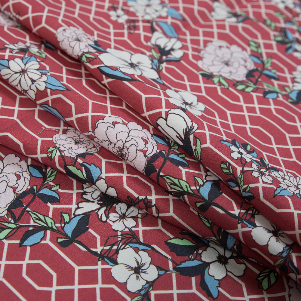 Mood Exclusive La Fortuna de lo Memorable Red Cotton Poplin - Detail Mood Exclusive La Fortuna de lo Memorable Red Cotton Poplin - Detail