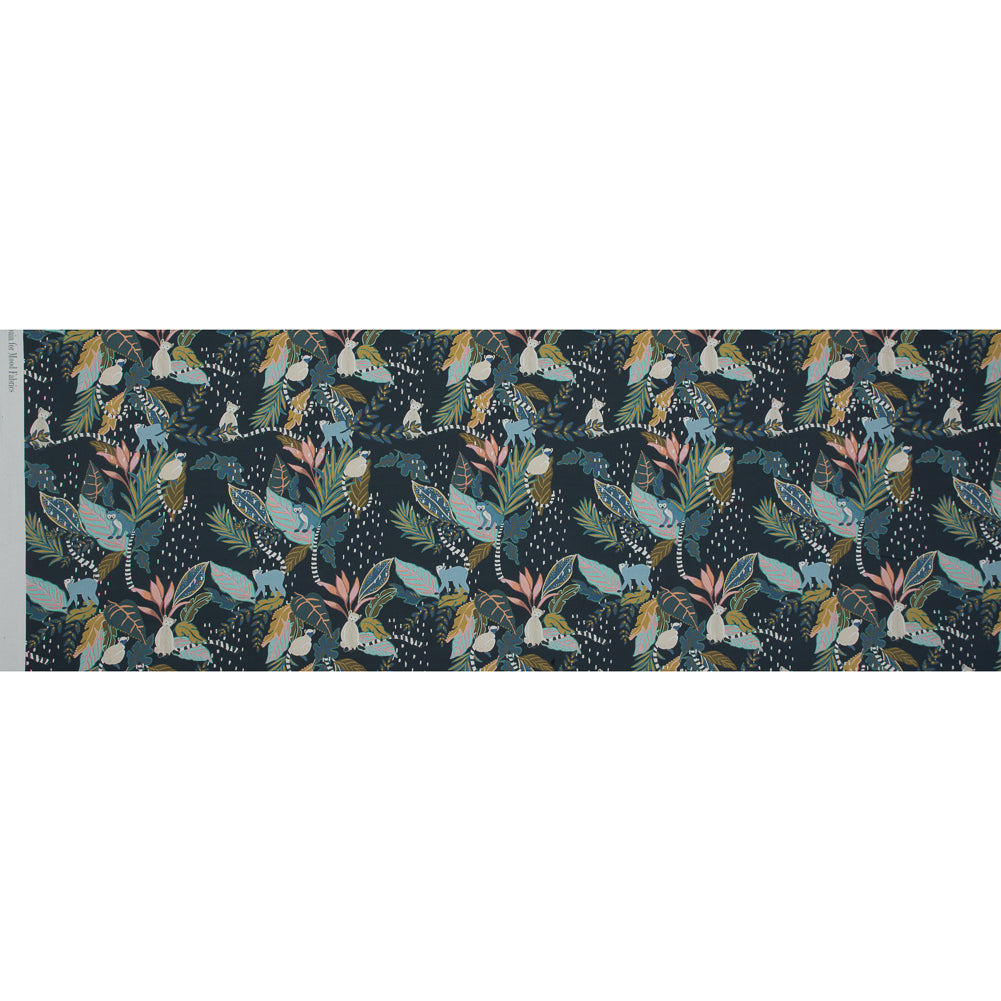 Mood Exclusive Isola Avventura Midnight Blue Cotton Poplin Full Mood Exclusive Isola Avventura Midnight Blue Cotton Poplin Full