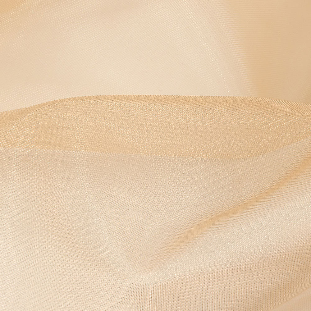 Stiff Polyester Organdy - Doe - Rhiannon Collection Folded Stiff Polyester Organdy - Doe - Rhiannon Collection Folded
