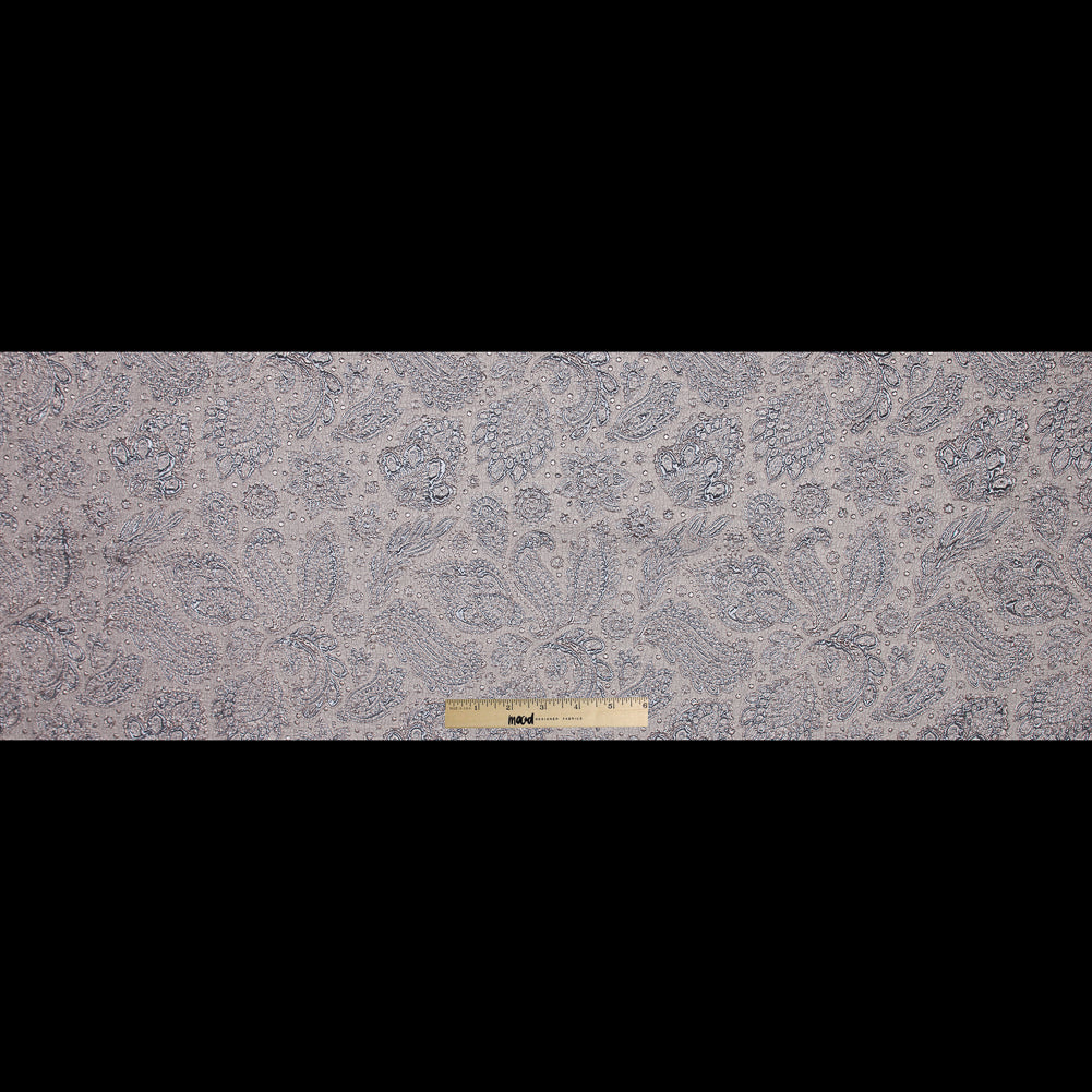 Rose Gold and Beige Luxury Paisley Metallic Brocade Folded Rose Gold and Beige Luxury Paisley Metallic Brocade Folded