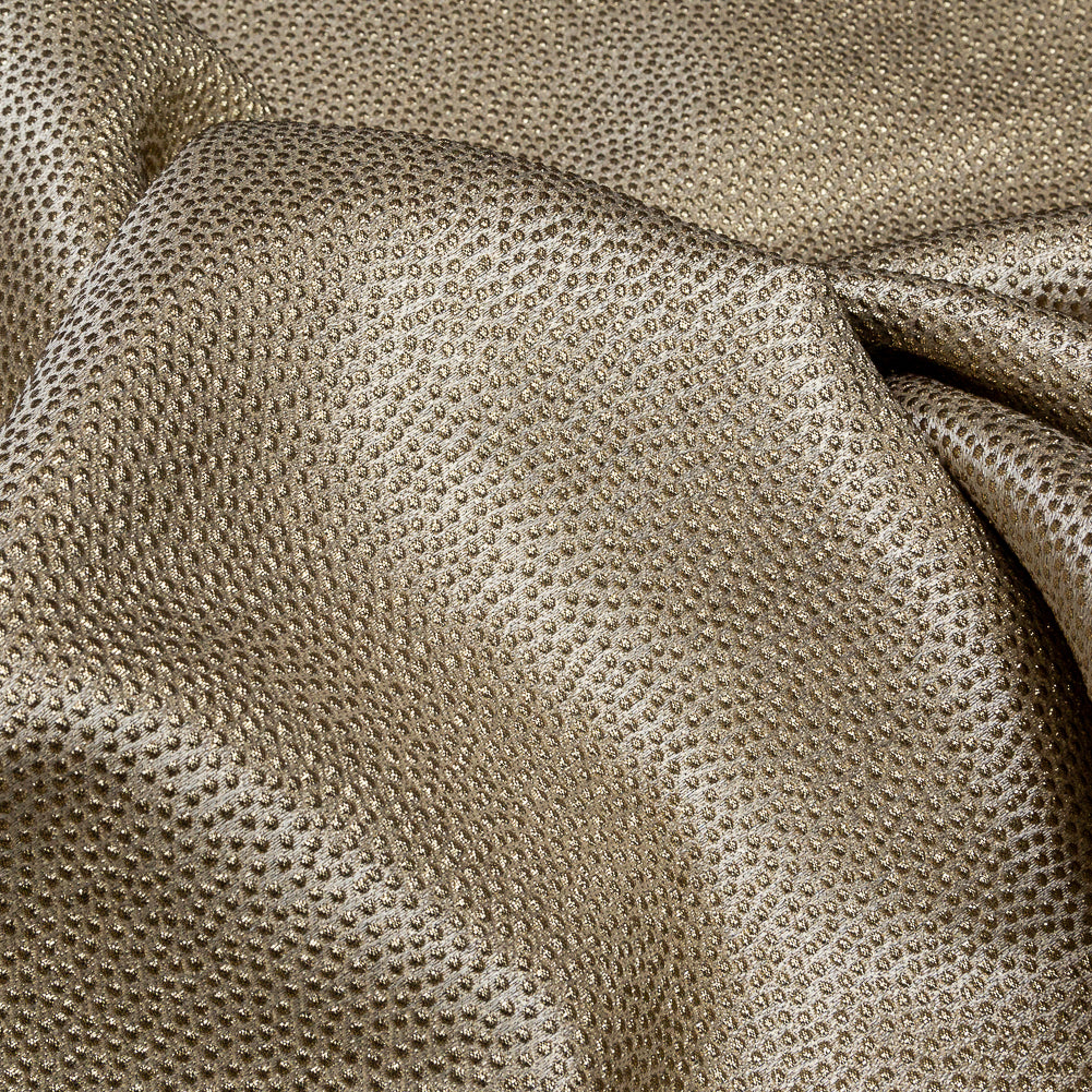 Metallic Gold Cheetah Spotted Luxury Brocade - Detail Metallic Gold Cheetah Spotted Luxury Brocade - Detail