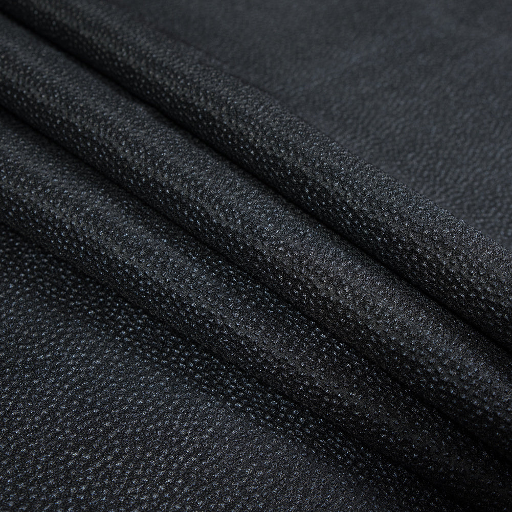 Metallic Navy and Black Cheetah Spotted Luxury Brocade Detail Metallic Navy and Black Cheetah Spotted Luxury Brocade Detail