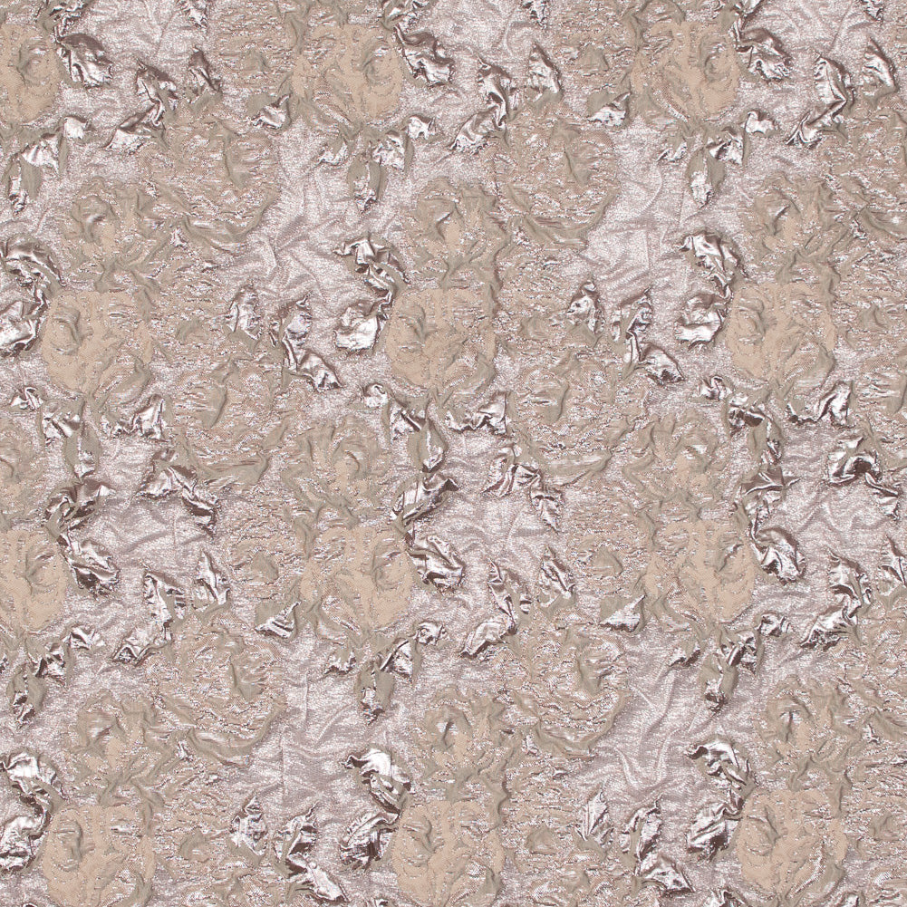 Beige and Rose Gold Luxury Floral Metallic Brocade Beige and Rose Gold Luxury Floral Metallic Brocade