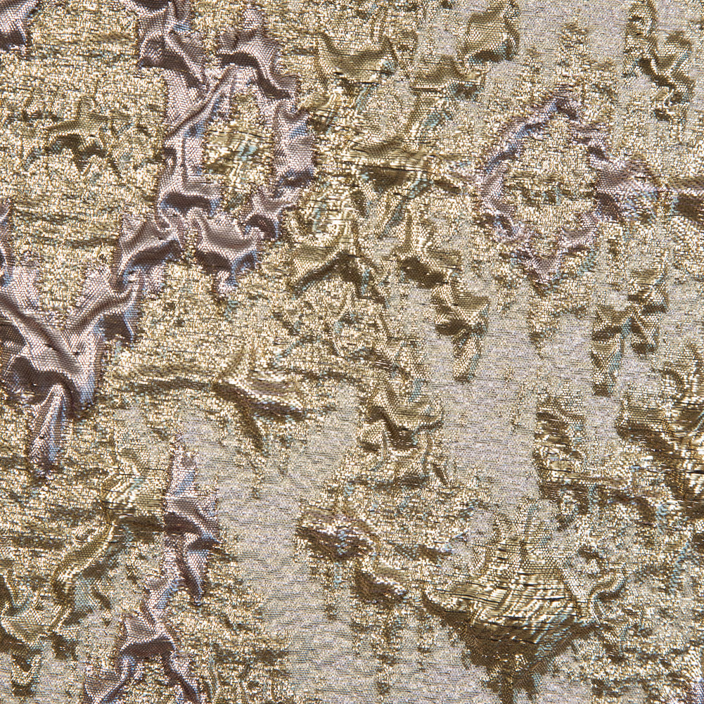 Rose Gold and Gold Luxury Geometric Metallic Brocade Full Rose Gold and Gold Luxury Geometric Metallic Brocade Full