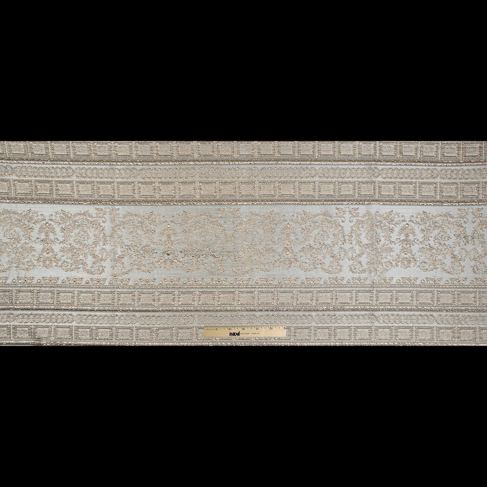 Beige and Gold Luxury Classical Metallic Brocade - Folded Beige and Gold Luxury Classical Metallic Brocade - Folded