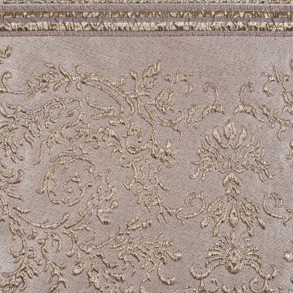 Pink and Gold Luxury Classical Metallic Brocade - Full Pink and Gold Luxury Classical Metallic Brocade - Full