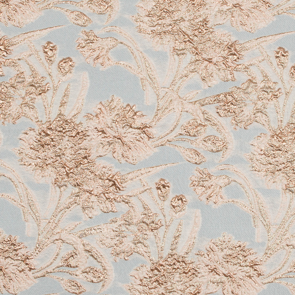 Peach and Gold Luxury Floral Metallic Brocade Peach and Gold Luxury Floral Metallic Brocade