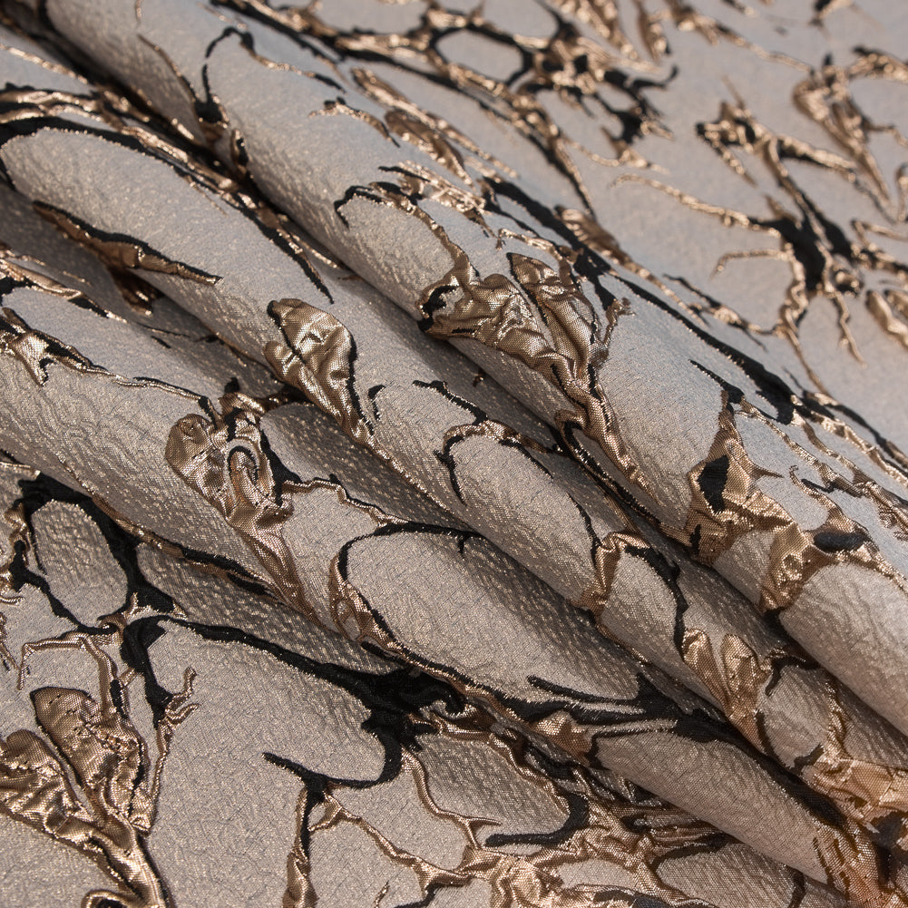 Black and Gold Luxury Abstract Metallic Brocade Detail Black and Gold Luxury Abstract Metallic Brocade Detail