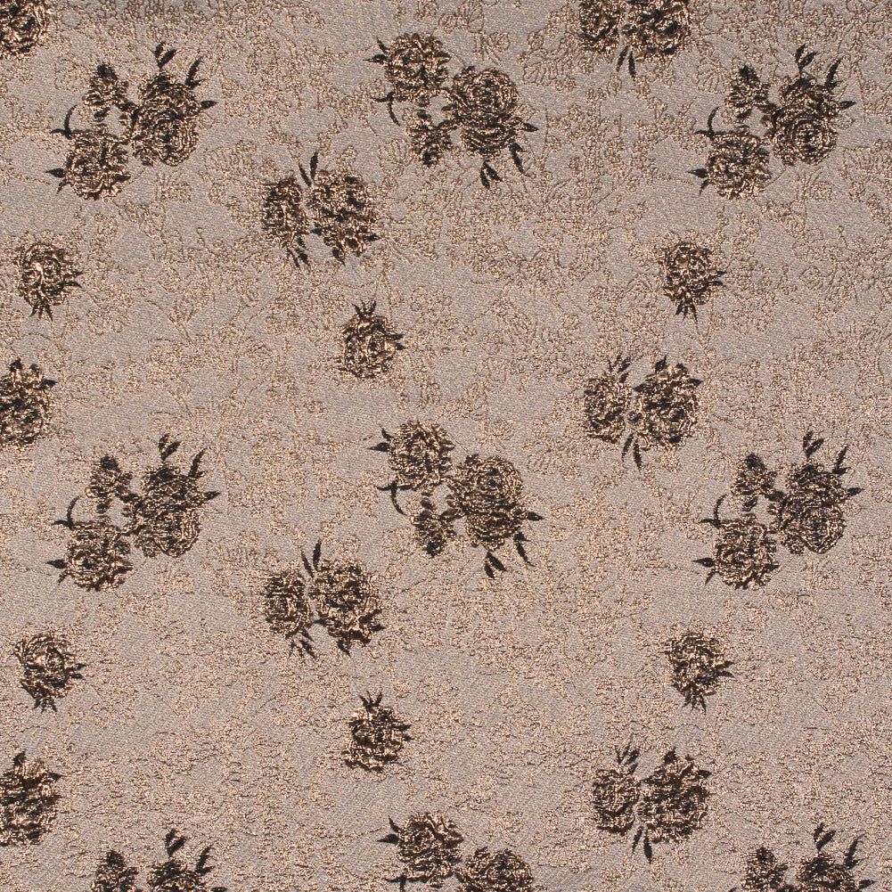 Black and Gold Luxury Floral Metallic Brocade Black and Gold Luxury Floral Metallic Brocade