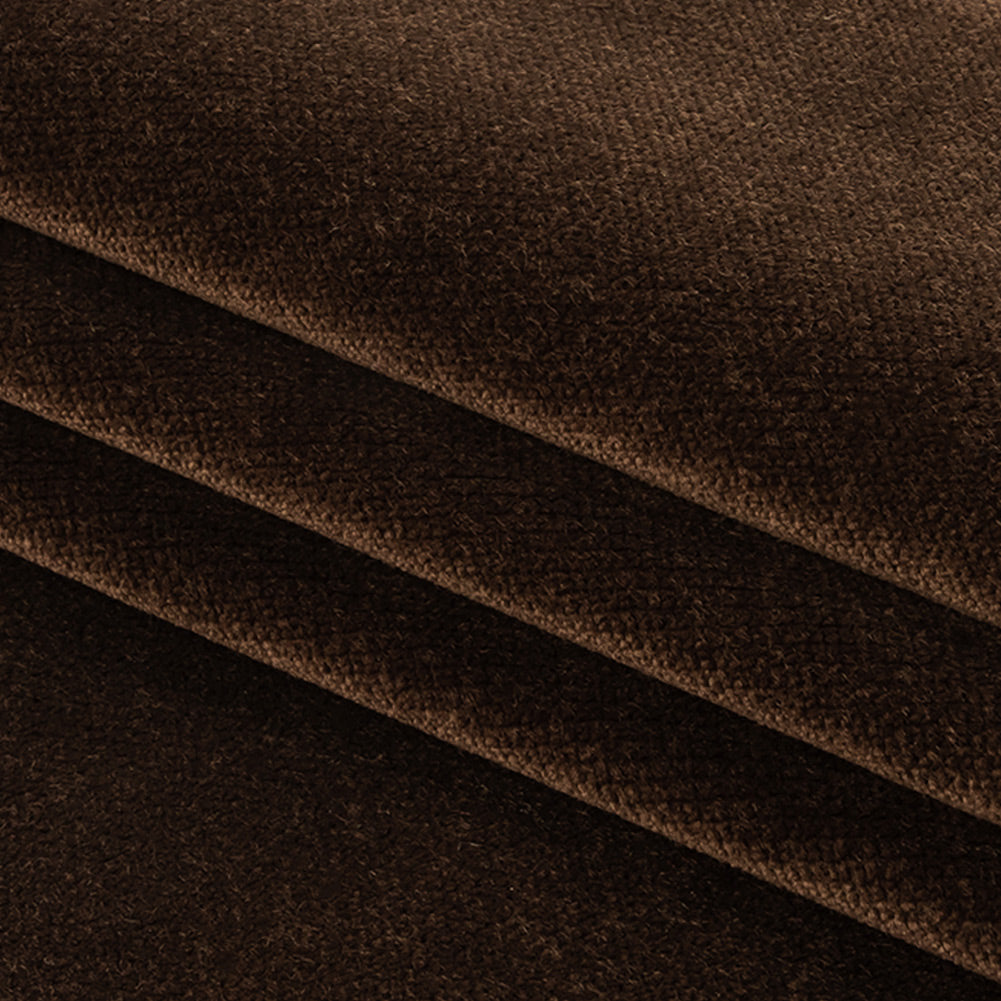 Chocolate Classic Upholstery Velvet - Folded Chocolate Classic Upholstery Velvet - Folded