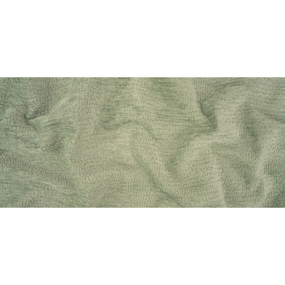 Mint Abstract Textured Acrylic and Polyester Chenille Full Mint Abstract Textured Acrylic and Polyester Chenille Full