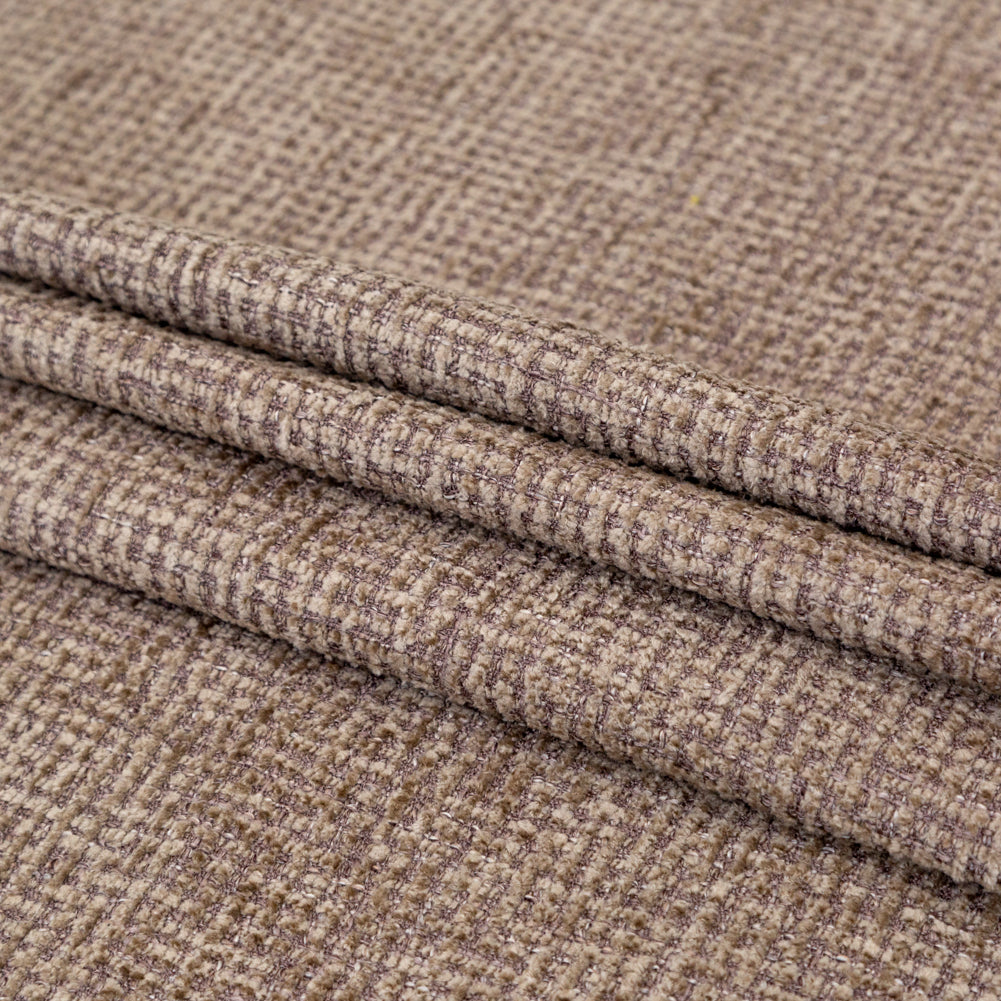 Java Checkered Polyester Chenille - Folded Java Checkered Polyester Chenille - Folded