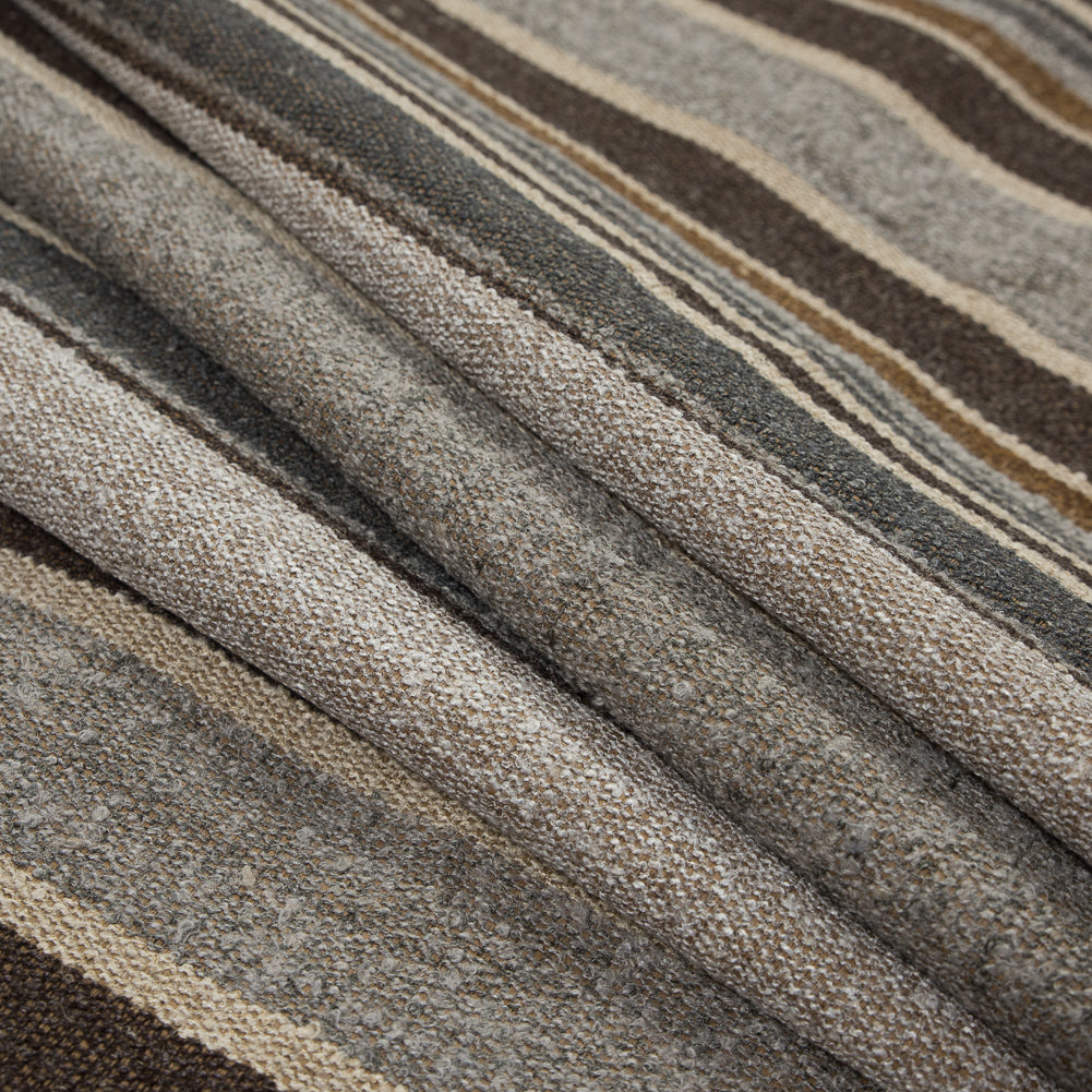 Espresso Barcode Striped Baja Tweed Folded Espresso Barcode Striped Baja Tweed Folded