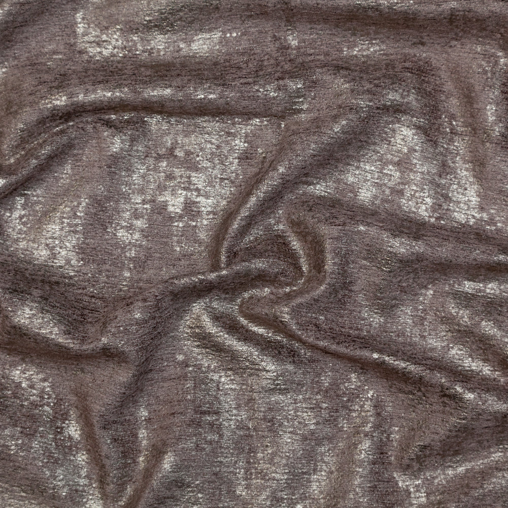 Quartz Polyester Chenille with Metallic Foil Quartz Polyester Chenille with Metallic Foil