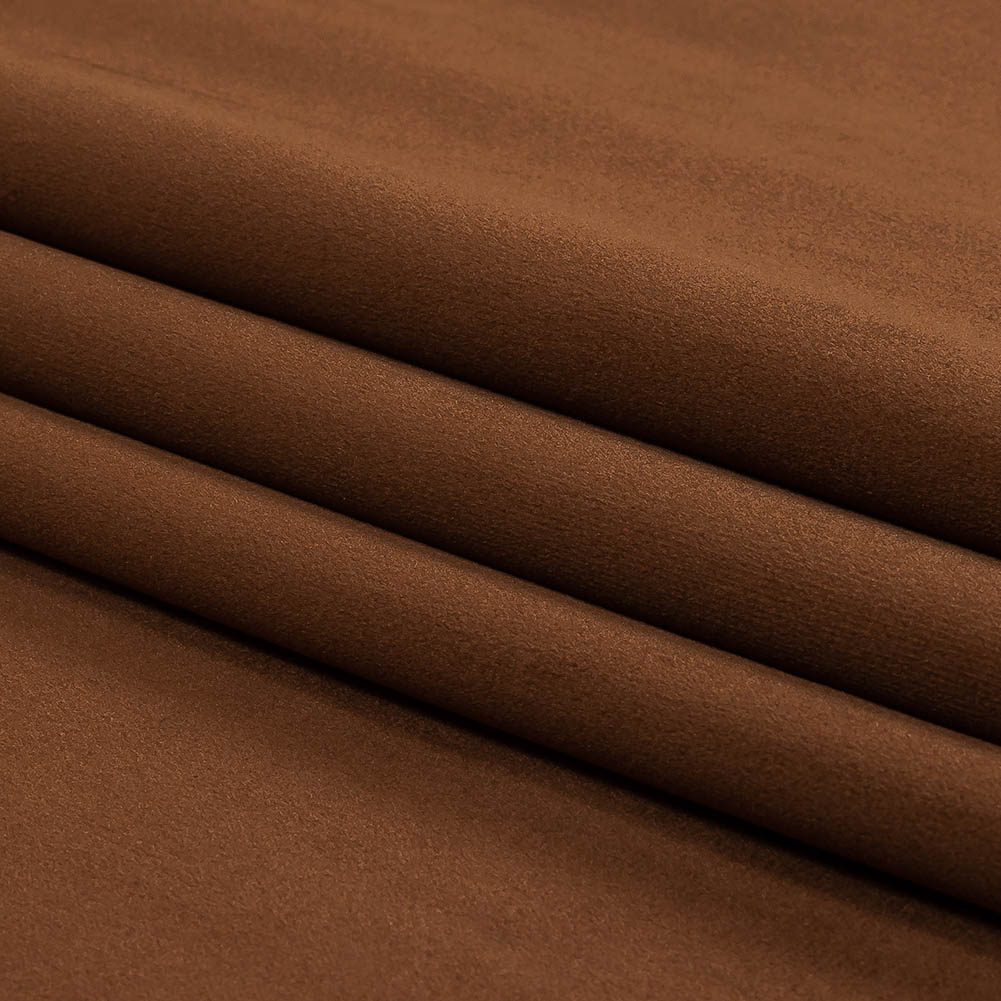 Umber Creamy Polyester Velvet Folded Umber Creamy Polyester Velvet Folded