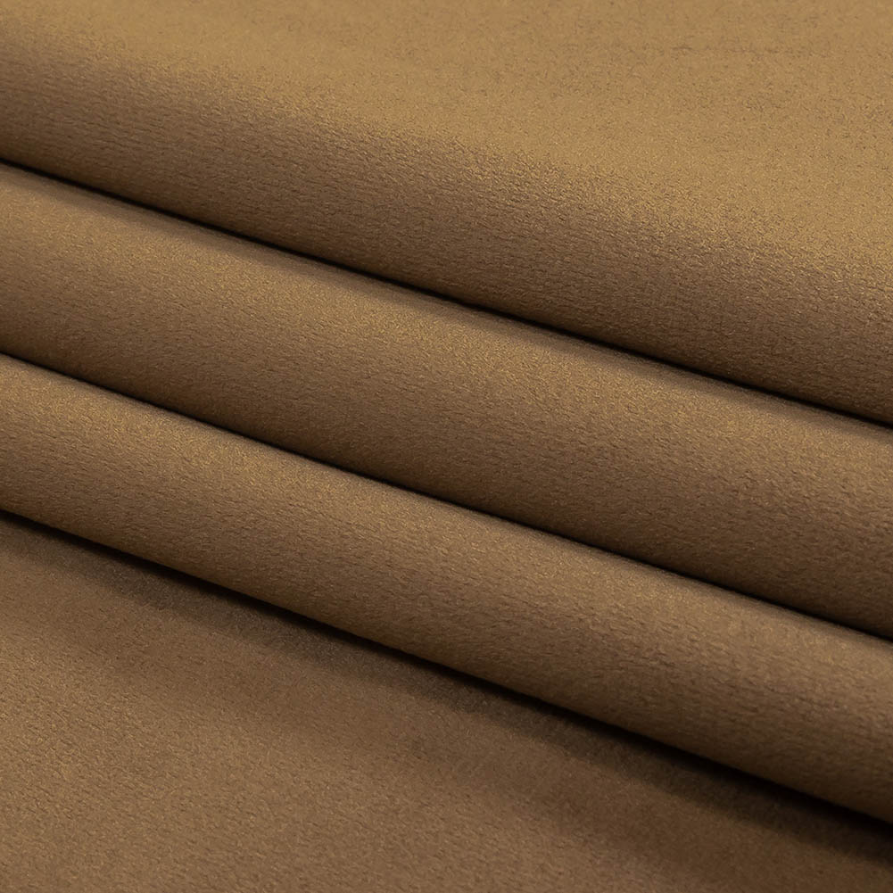 Elmwood Creamy Polyester Velvet - Folded Elmwood Creamy Polyester Velvet - Folded