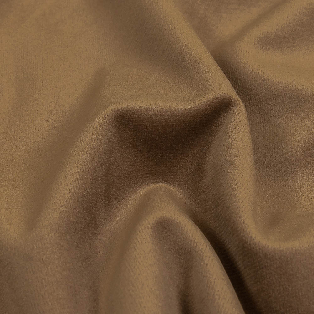 Elmwood Creamy Polyester Velvet - Detail Elmwood Creamy Polyester Velvet - Detail